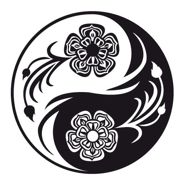 Японский знак Инь Янь
