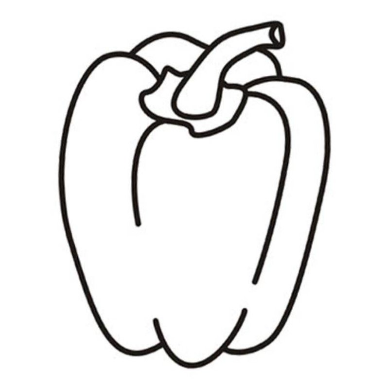 Перец раскраска