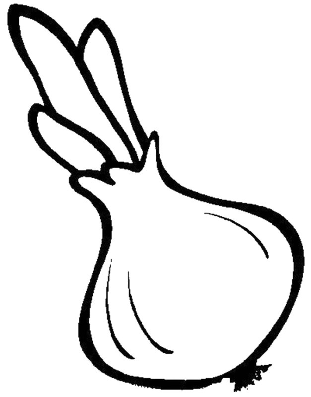 Раскраска. Овощи.