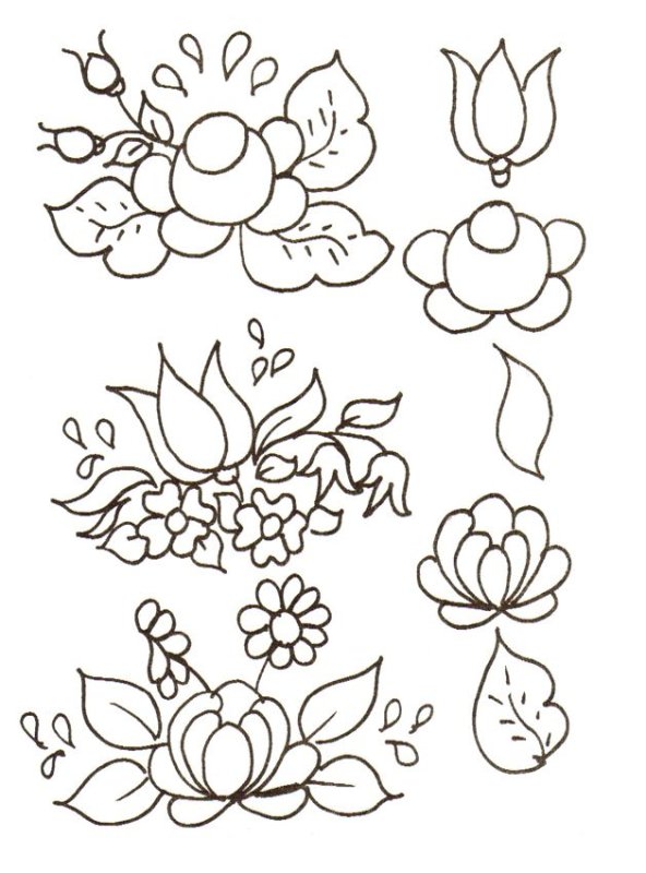 Орнаменты для рисования простые