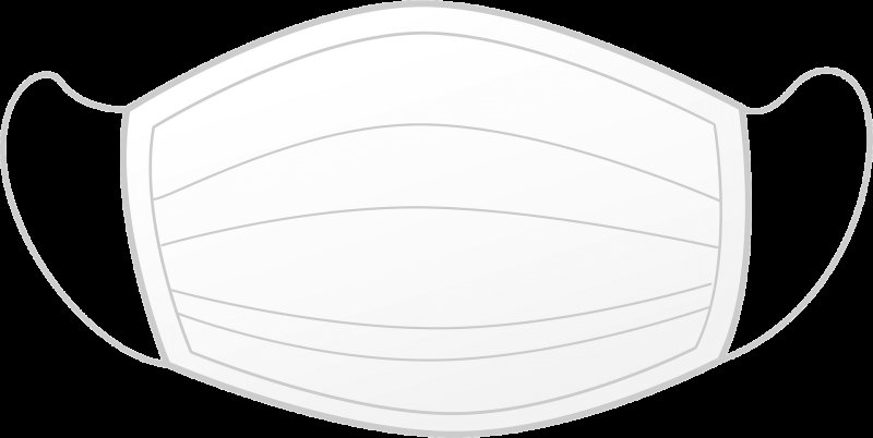 Шаблон маски медицинской