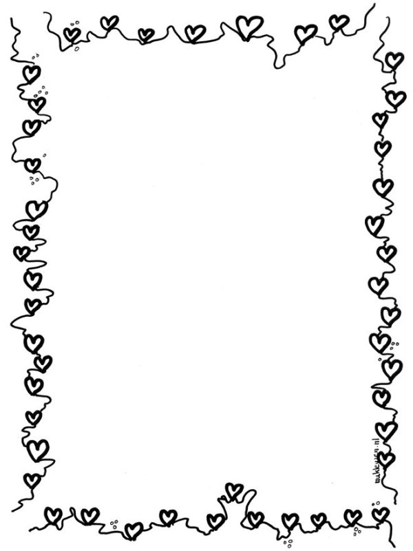 Красивая рамочка для письма