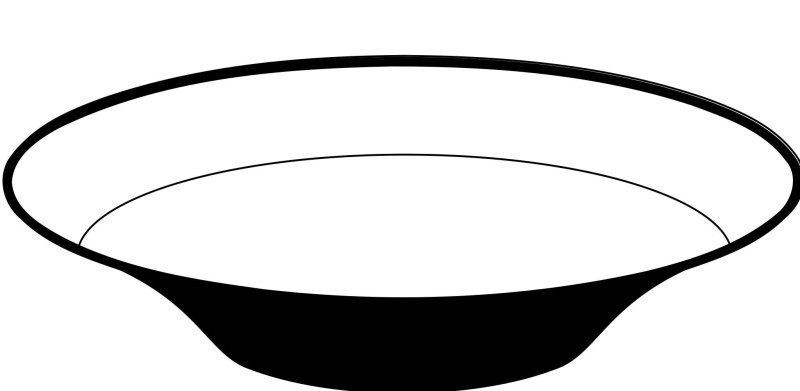 Тарелка раскраска