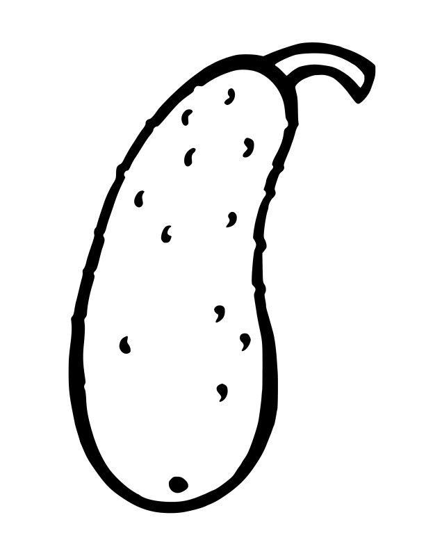 Огурец картинка для детей