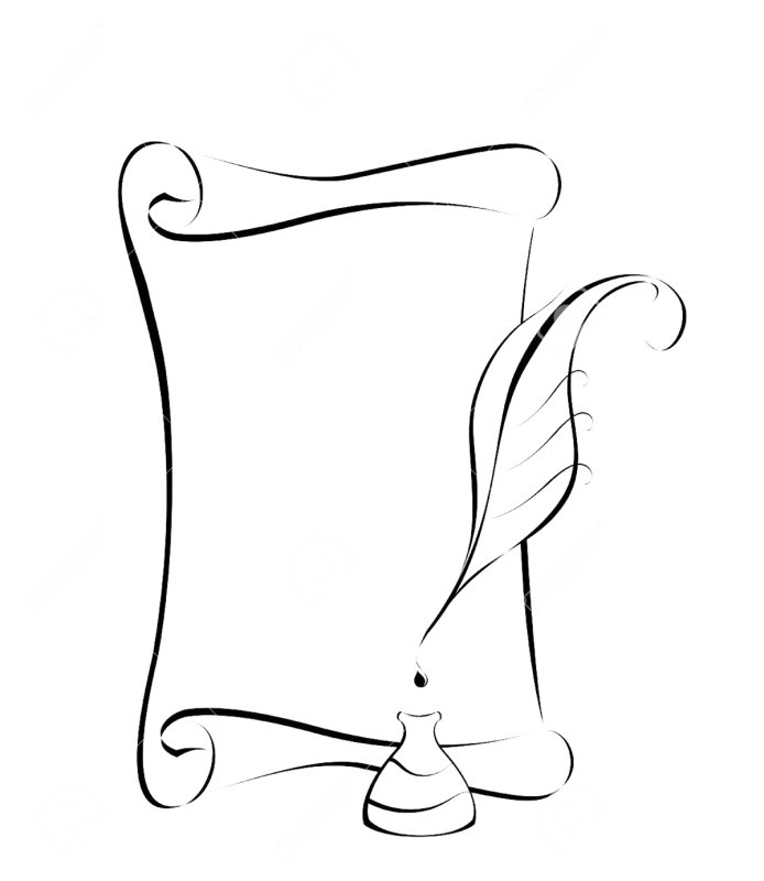 Свиток зарисовка