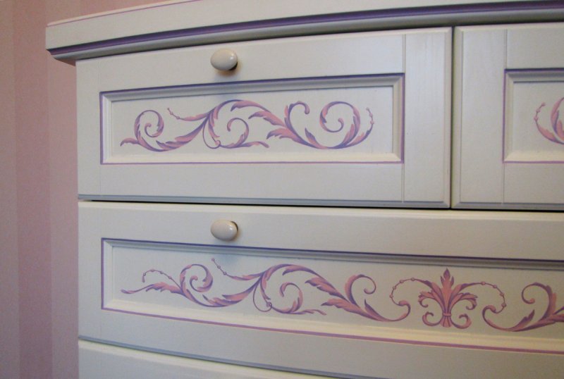 Мебель ручная роспись