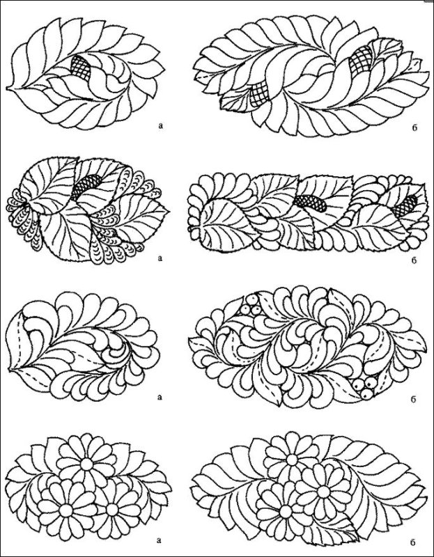 Абрамцево-Кудринская резьба эскизы
