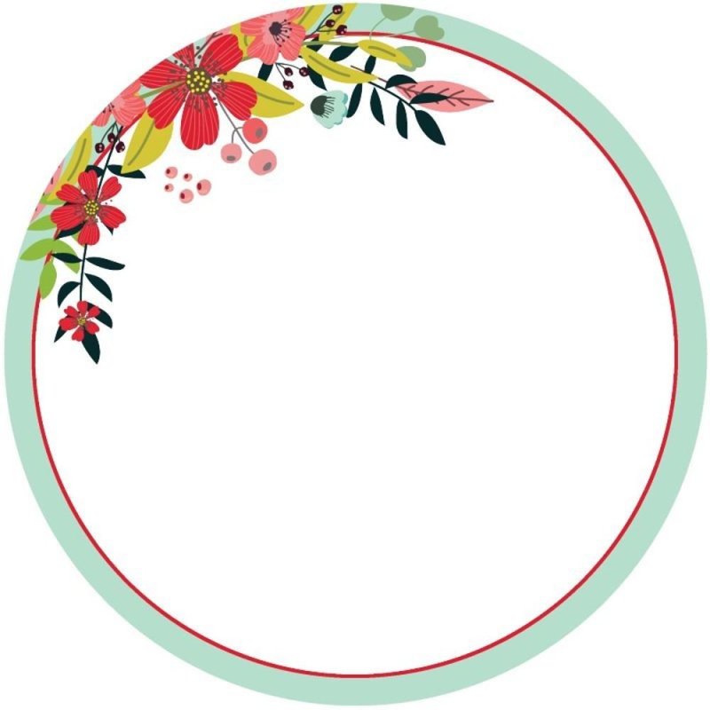 Трафарет тарелки