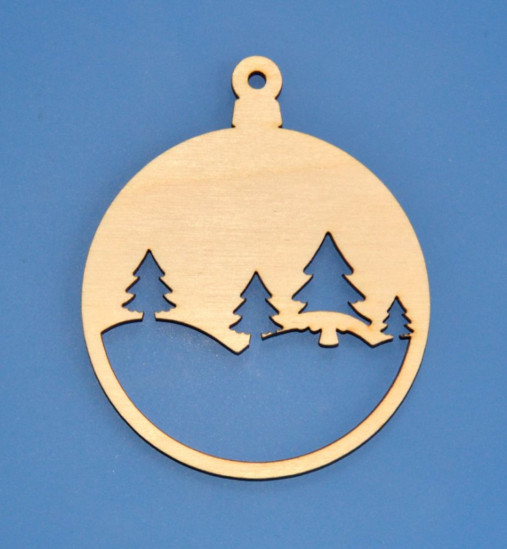 Новогодние шары из фанеры