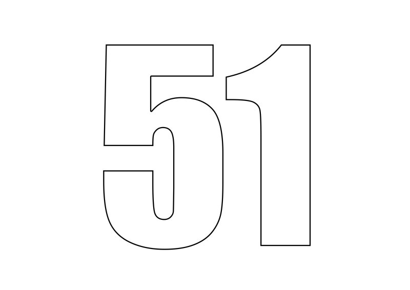 Цифры трафарет для вырезания