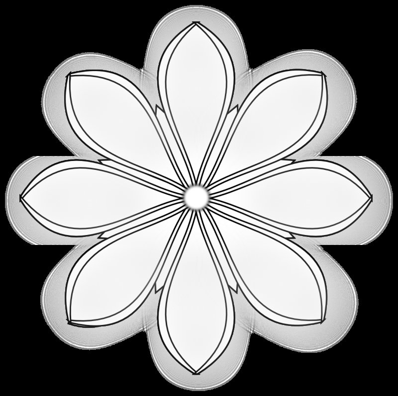 Трафарет "цветы"