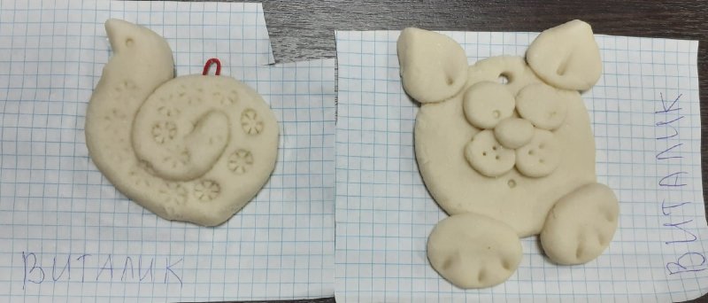 Лепка из соленого теста