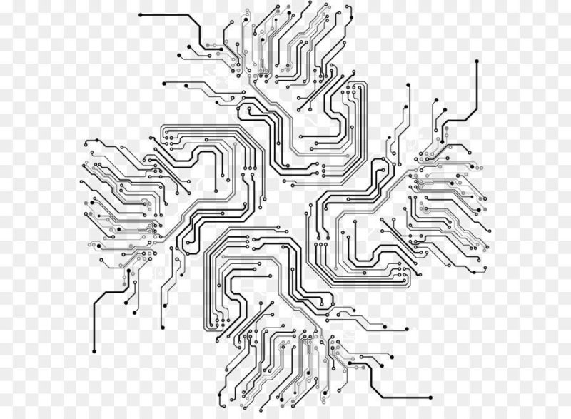 Микросхема узор