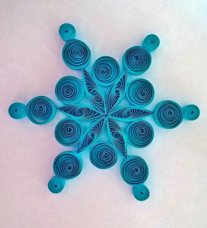 Снежинки в технике квиллинг для начинающих