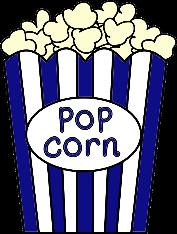 Попкорн трафарет