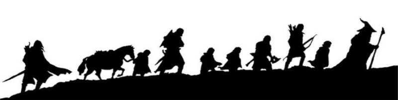 Черный силуэт Хоббита