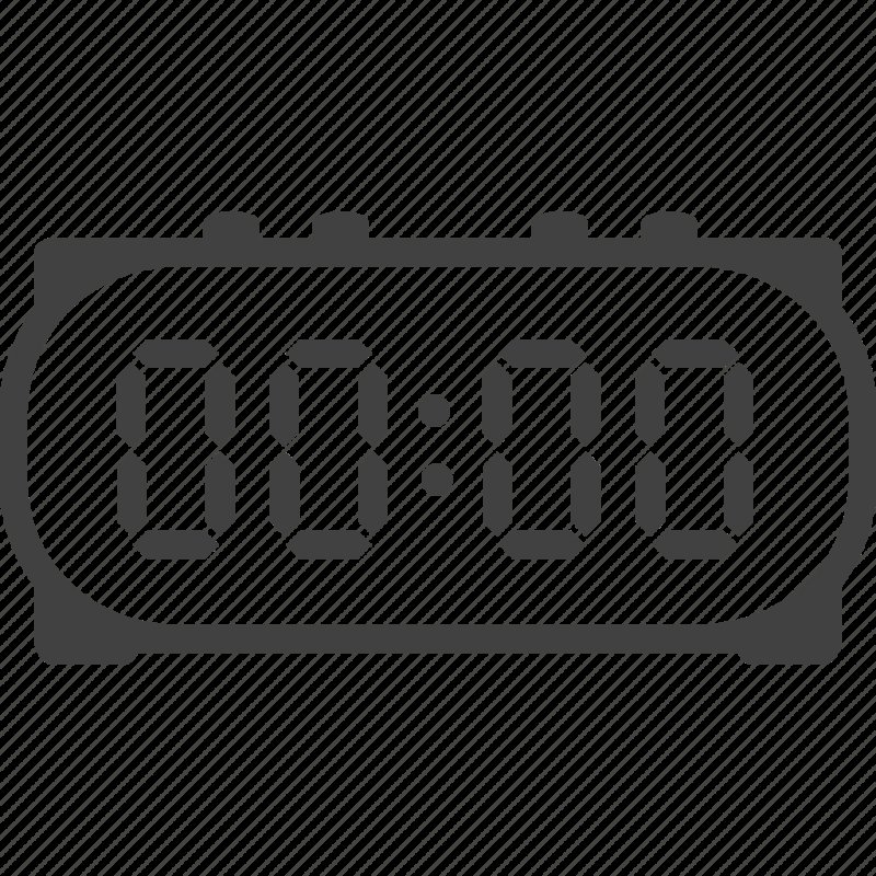 Электронные часы иконка