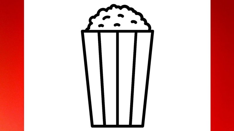 Попкорн для срисовки