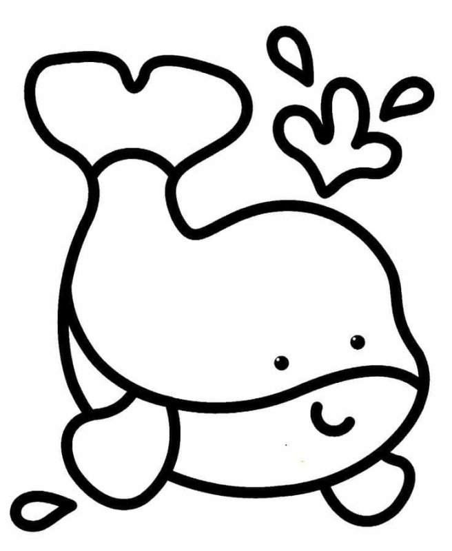 Простые раскраски для малышей