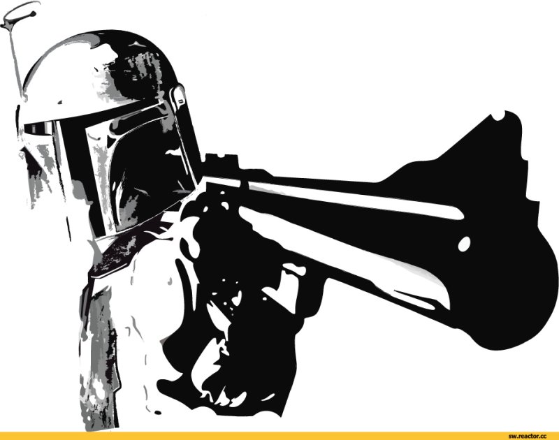 Мандалорец чб