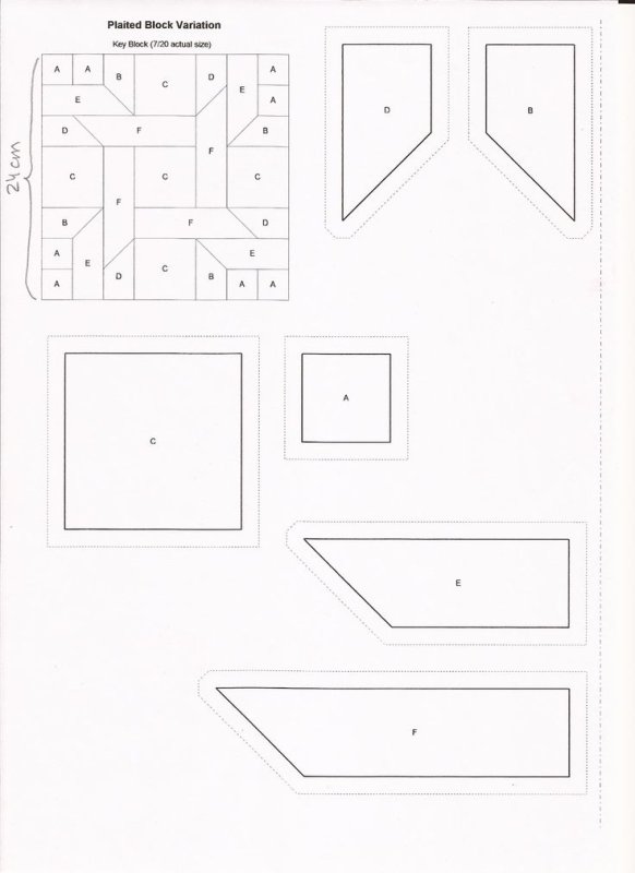 Трафареты для лоскутного шитья