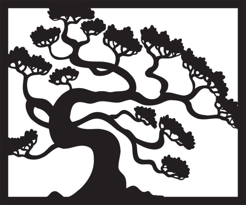 Трафарет природа