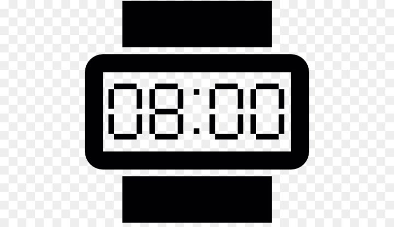 Значки для электронных часов