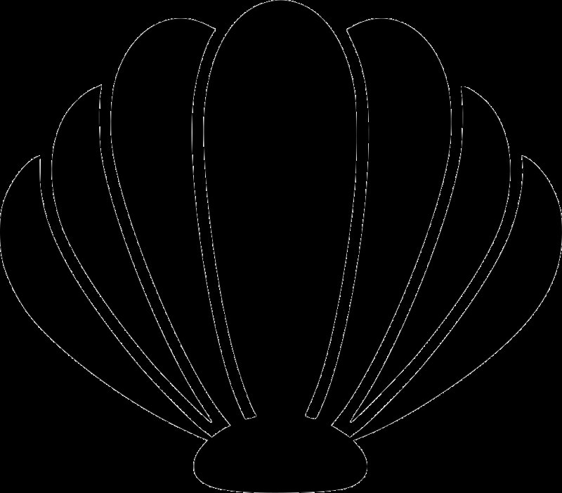 Ракушка силуэт