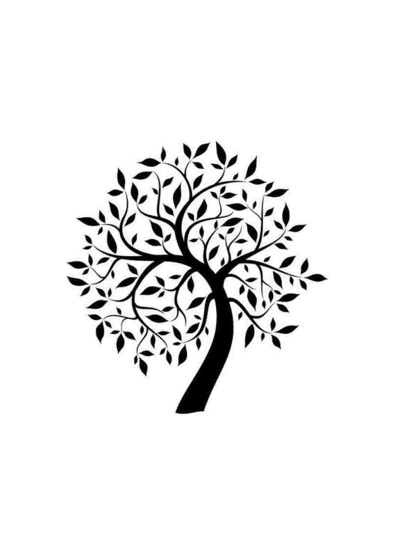 Трафарет "дерево"