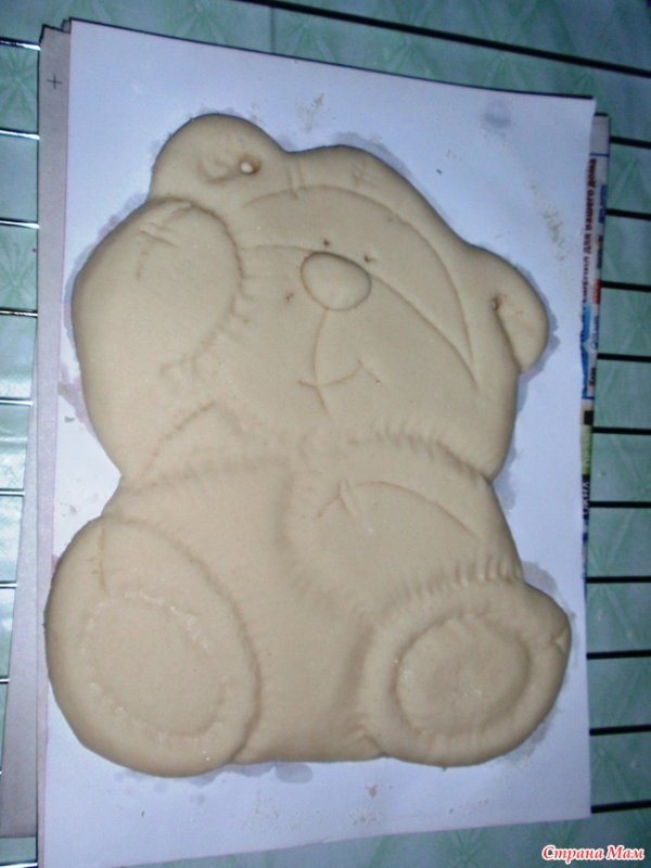 Медведь из соленого теста