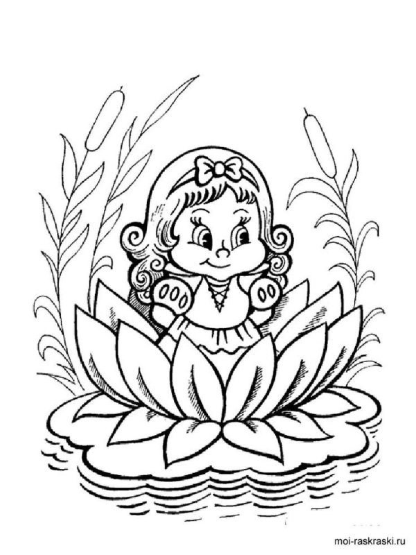 Сказочные раскраски для детей