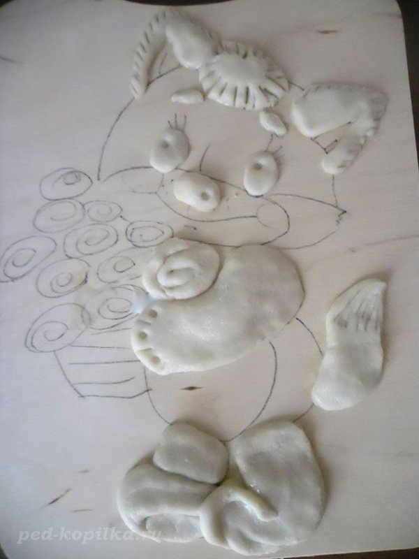 Панно из соленого теста