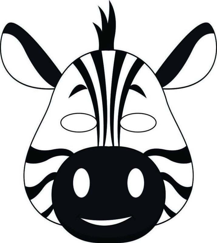 Мордочка зебры