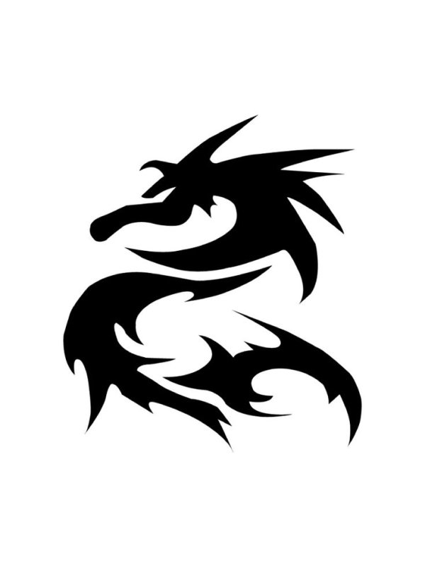 Тату дракон