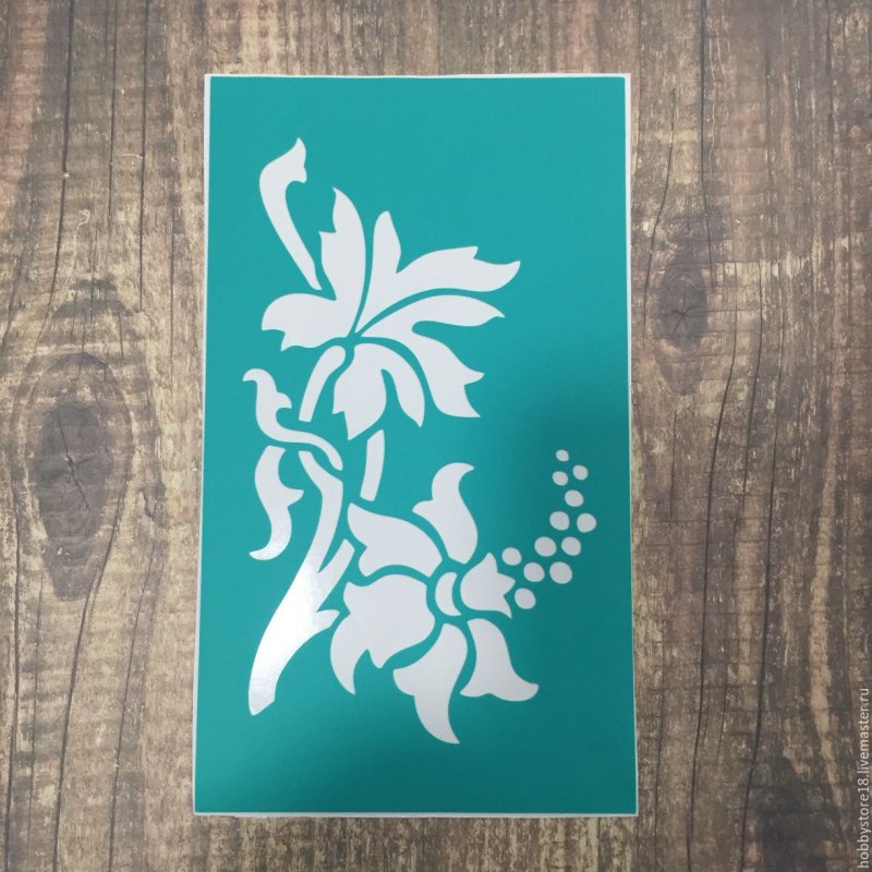 Клеевые трафареты