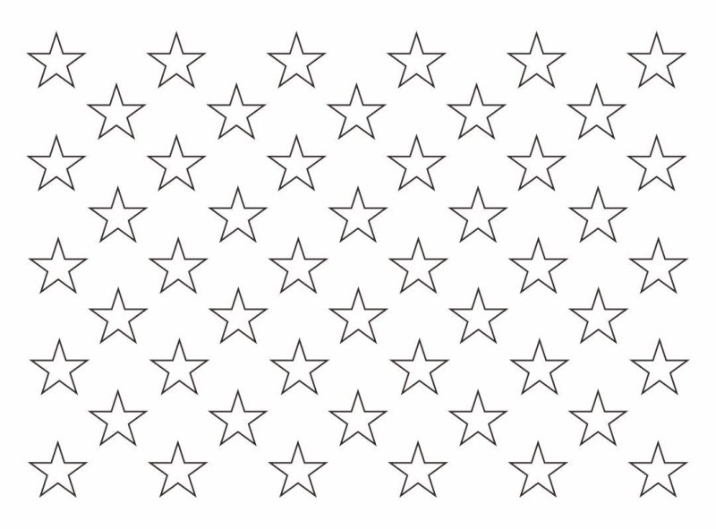 Трафарет Звёздочки