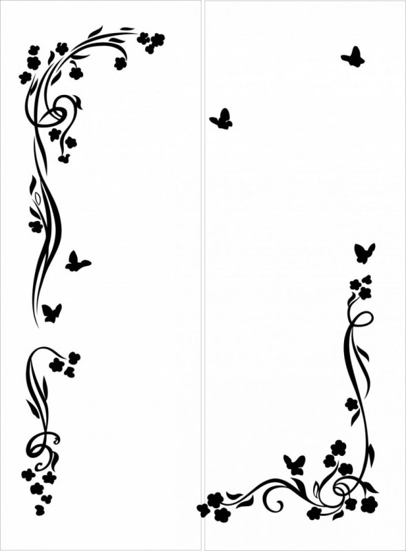 Узоры на двери