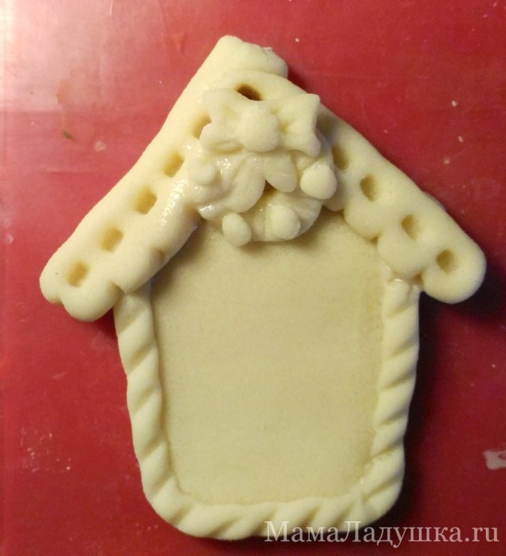 Домик из соленого теста