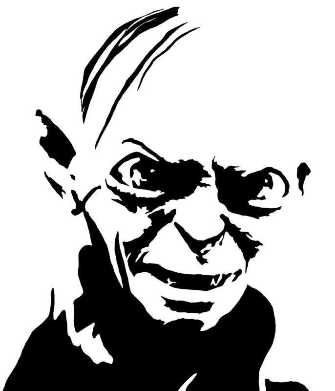 Трафарет Властелин колец