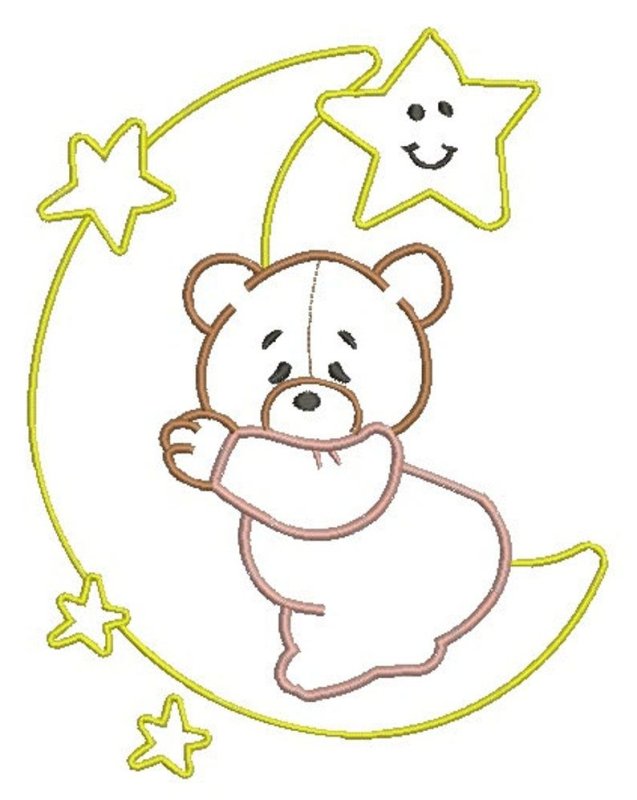 Аппликация Медвежонок