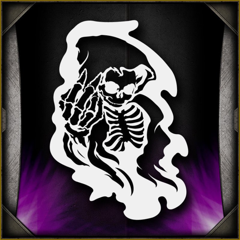 Готовые трафареты для аэрографии