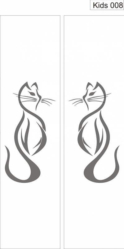 Трафарет на дверь