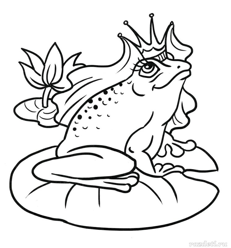 Рисунок к сказке Король Лягушонок или Железный Генрих