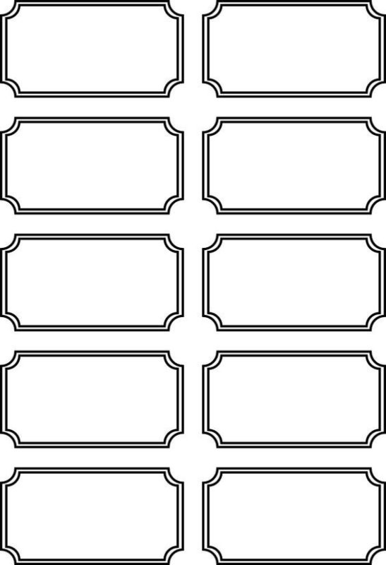 Макет этикетки