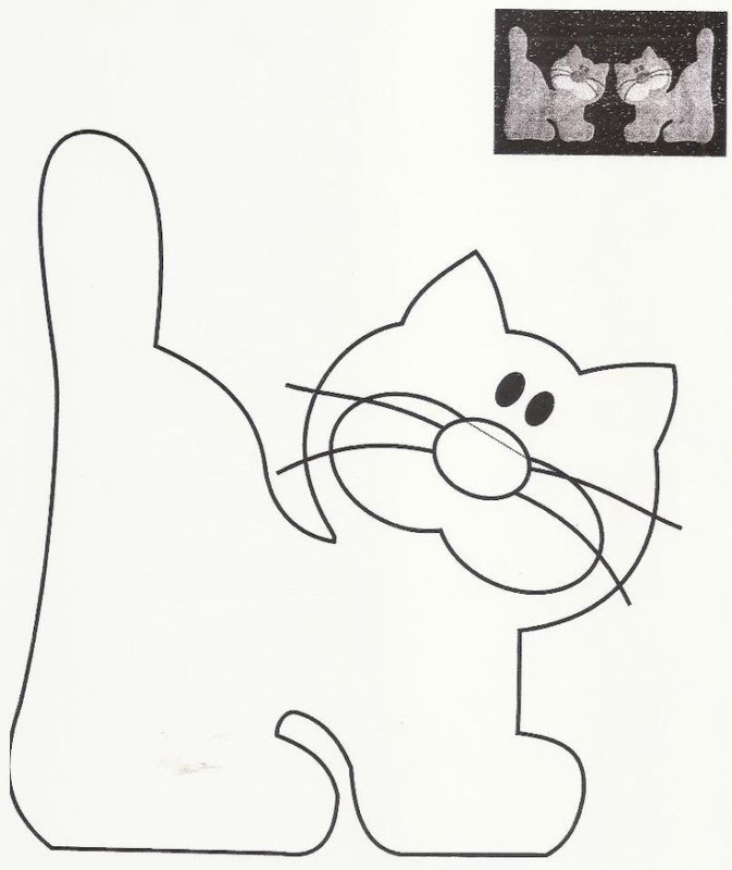 Трафареты для аппликаций из ткани