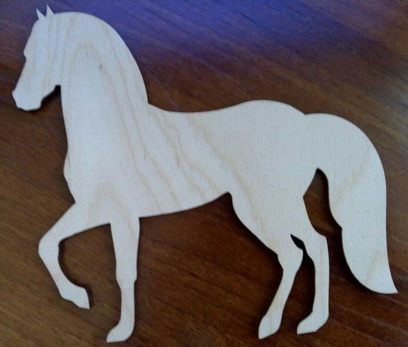 Шаблон лошадки