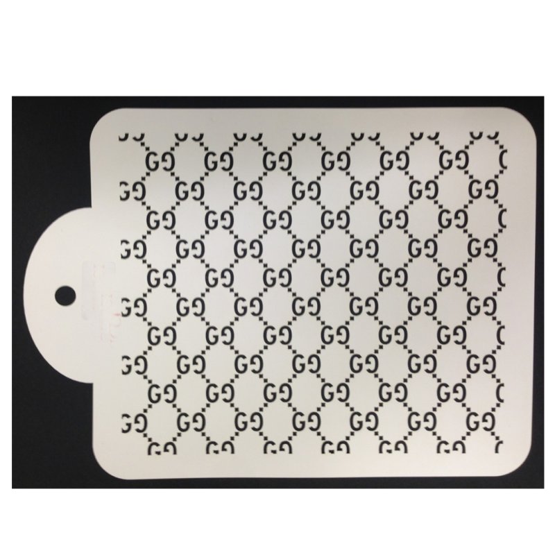 Гуччи трафарет для распечатки