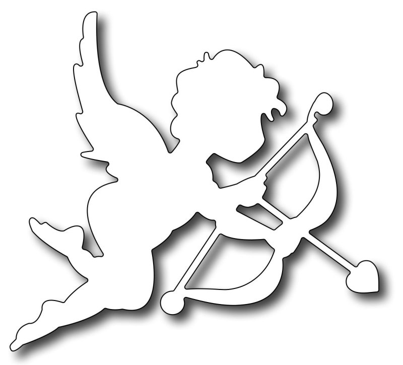 Купидон трафарет для вырезания