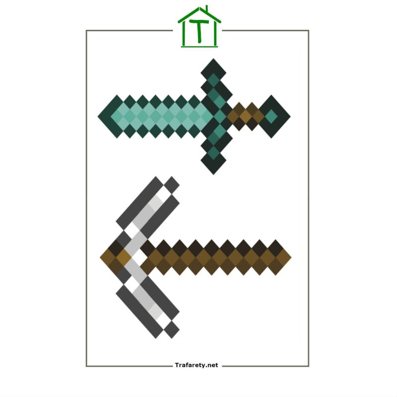 Шаблоны для 3д ручки майнкрафт