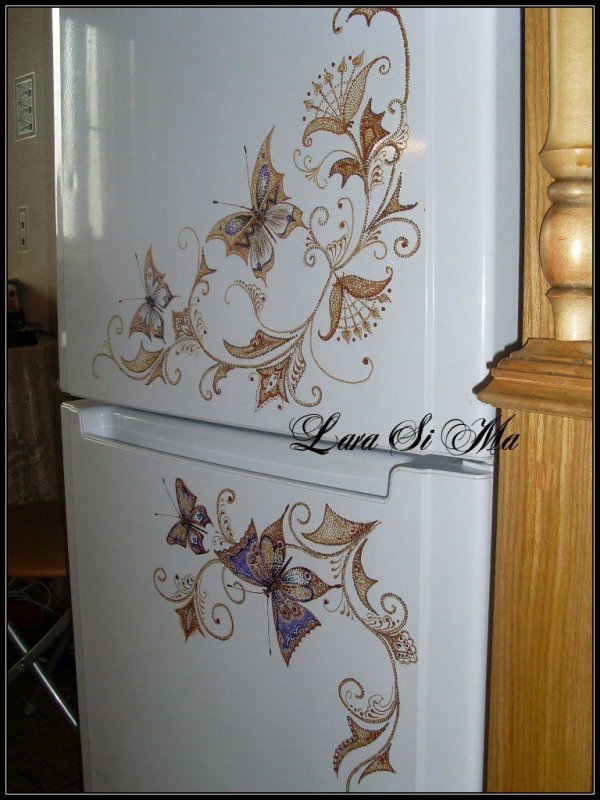 Мебельный трафарет и роспись